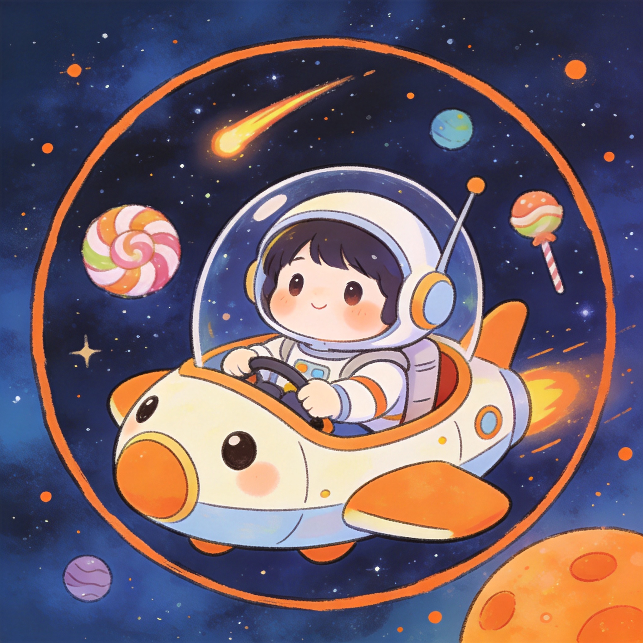卡拉漫画《星际探险家》漫画封面